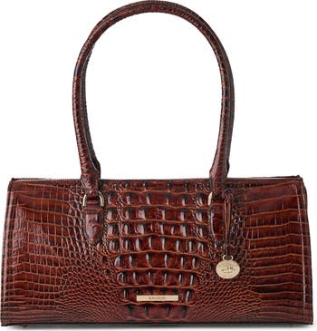 Brahmin Sophia Croc Embossed Leather Satchel | Nordstrom display picture 1