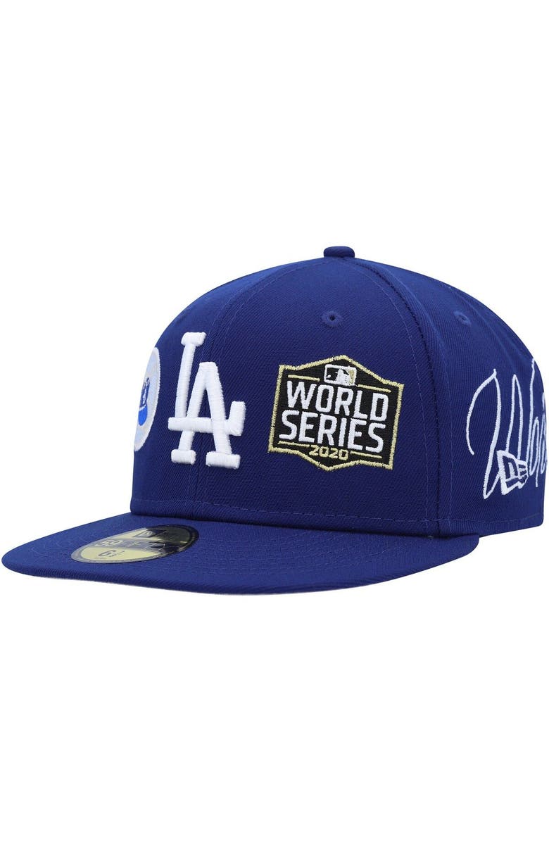 New Era Men's New Era Royal Los Angeles Dodgers Historic World Series Champions 59FIFTY Fitted Hat, Main, color, 