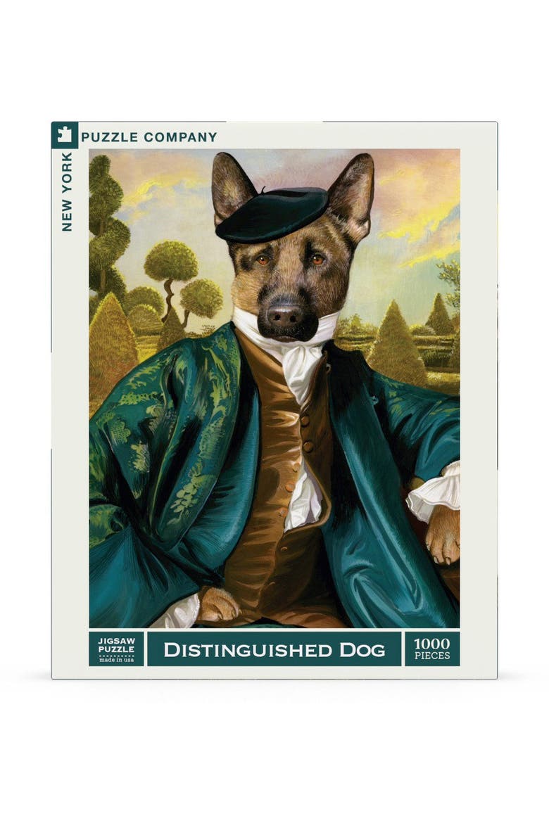 Distinguished Dog 1000 Piece Puzzle, Main, color, No Color
