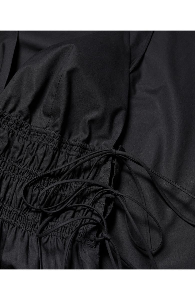 MANGO Smocked Cotton Maxi Dress, Alternate, color,