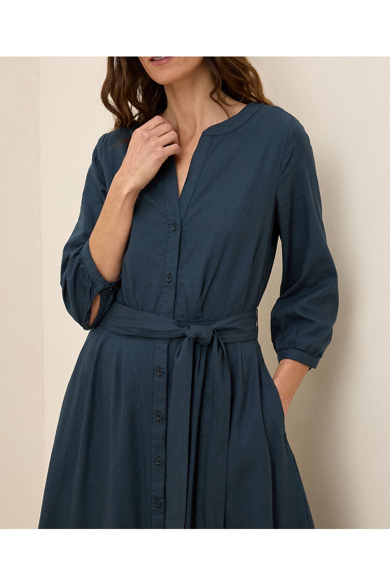 Organic Cotton Sunset Lightweight Cotton Easy Dress, Alternate, color, Midnight Blue