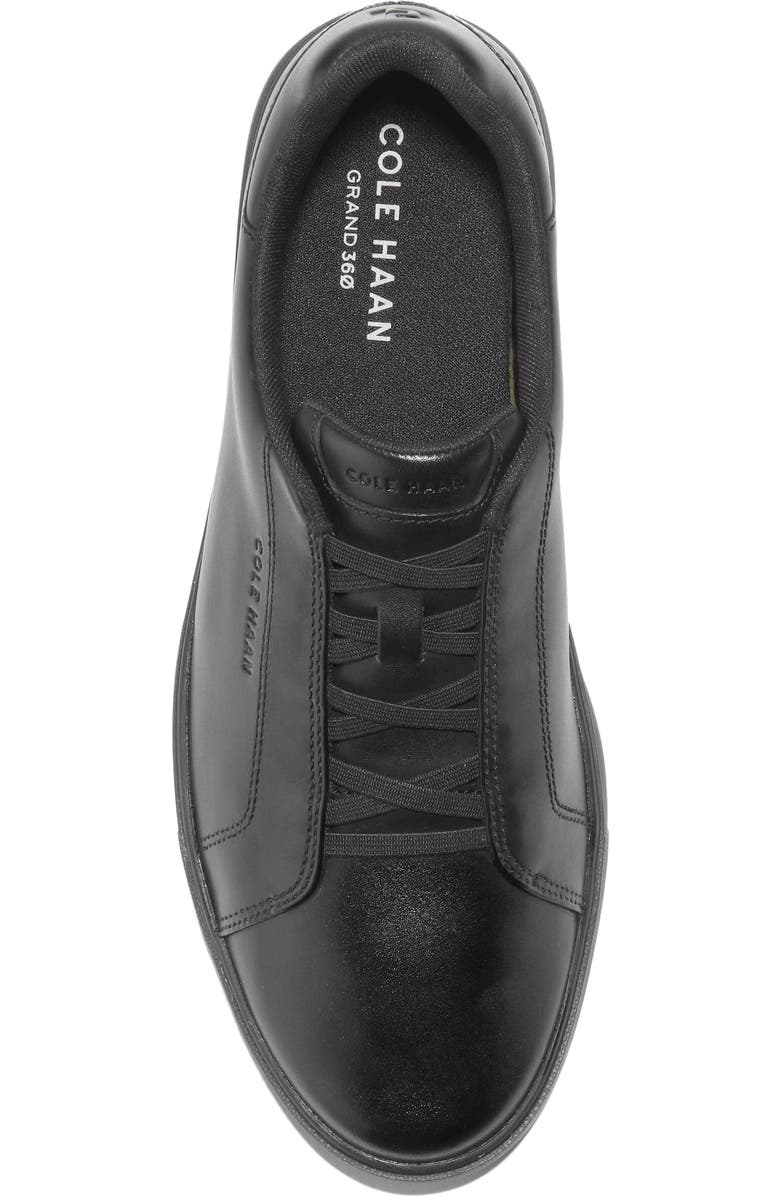 Cole Haan GrandPro Luxe Wholecut Sneaker, Alternate, color, Black / Black