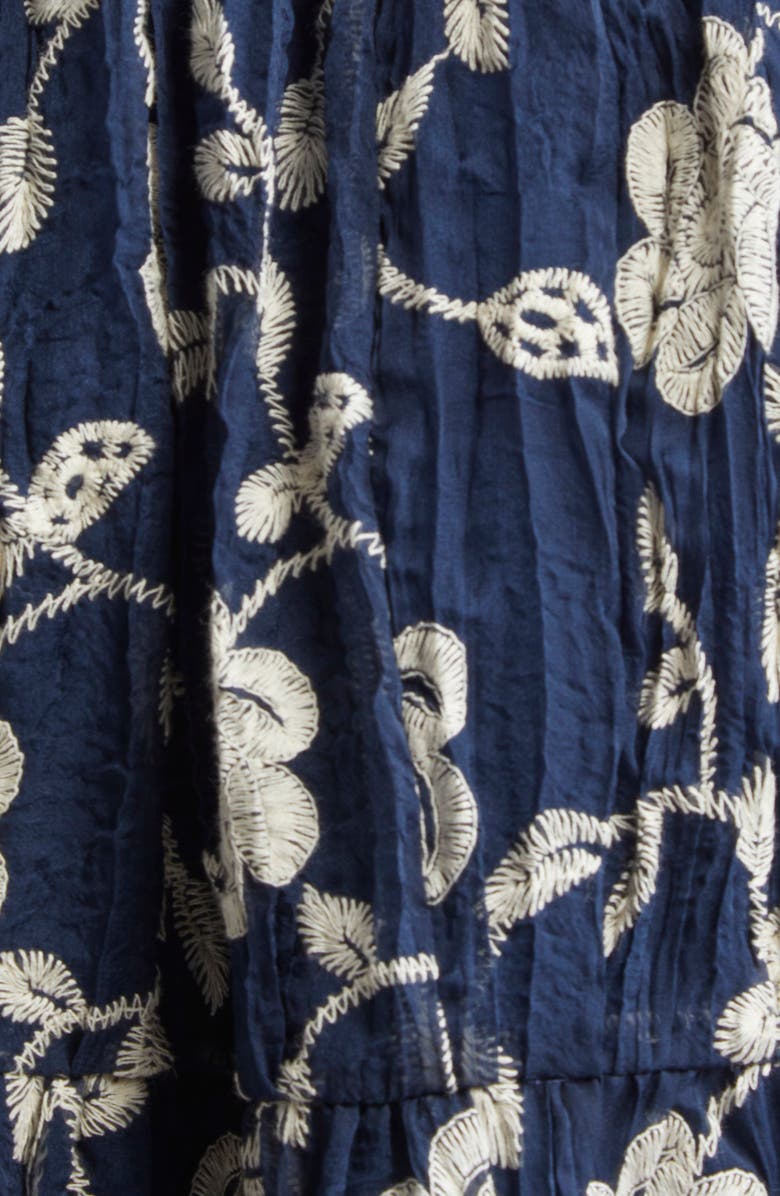 Ramy Brook Ayan Floral Embroidery Mini Sundress, Alternate, color, 