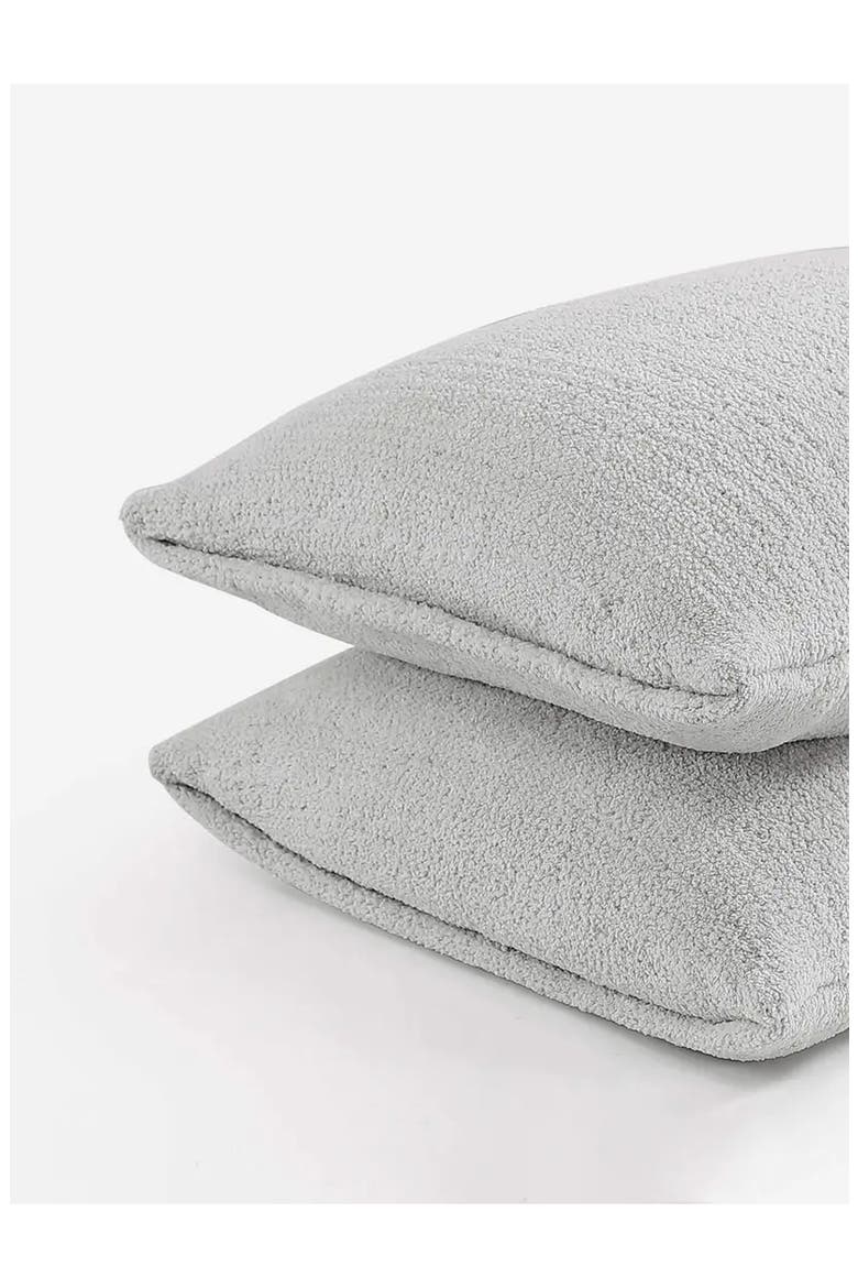 Snug Set of 2 Pillow Shams, Alternate, color, CLOUD GREY