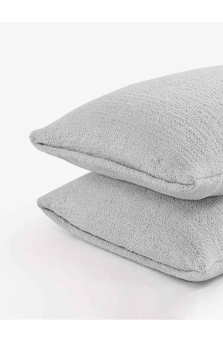 Sunday Citizen Snug Set of 2 Pillow Shams, Alternate, color, Cloud Grey
