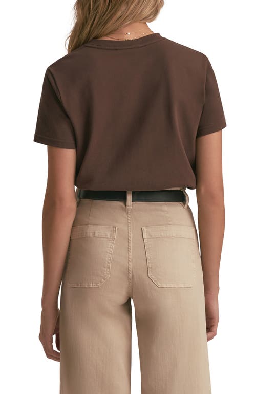 Favorite Daughter The Favorite Organic Cotton T-shirt In Brown