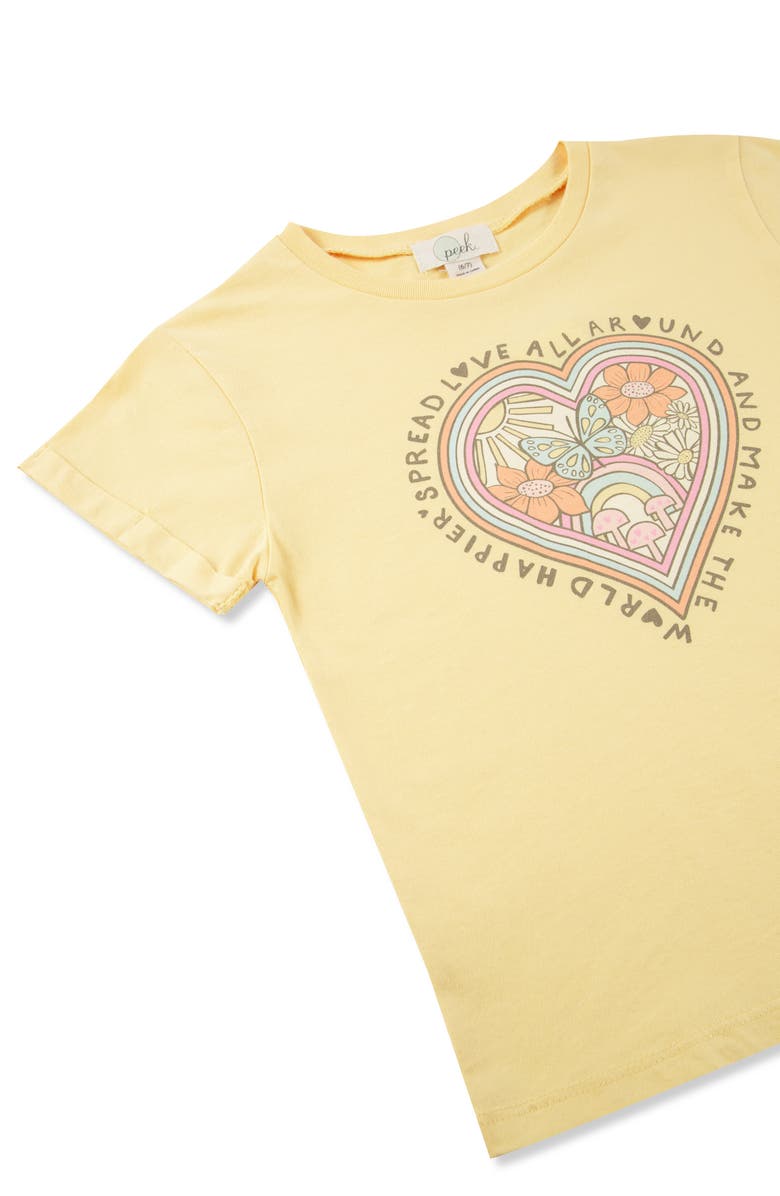 Peek Aren't You Curious Kids' Spread Love Graphic T-Shirt, Alternate, color,