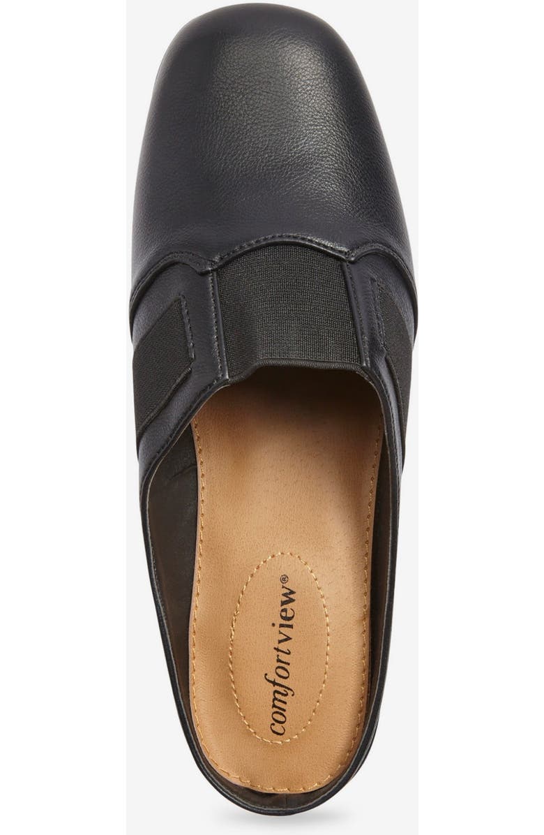 Comfortview The Sarah Slip On Mule, Alternate, color, Black