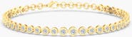 Everlee Graduated Bezel Bracelet Lab Diamond in 14K Gold