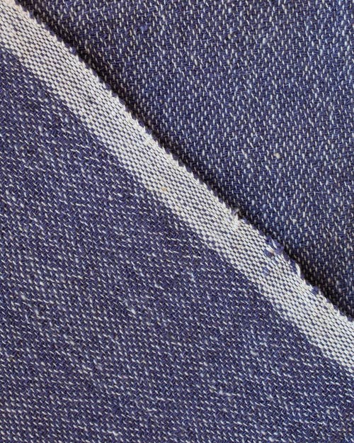 Kd Weave Towel In Blue