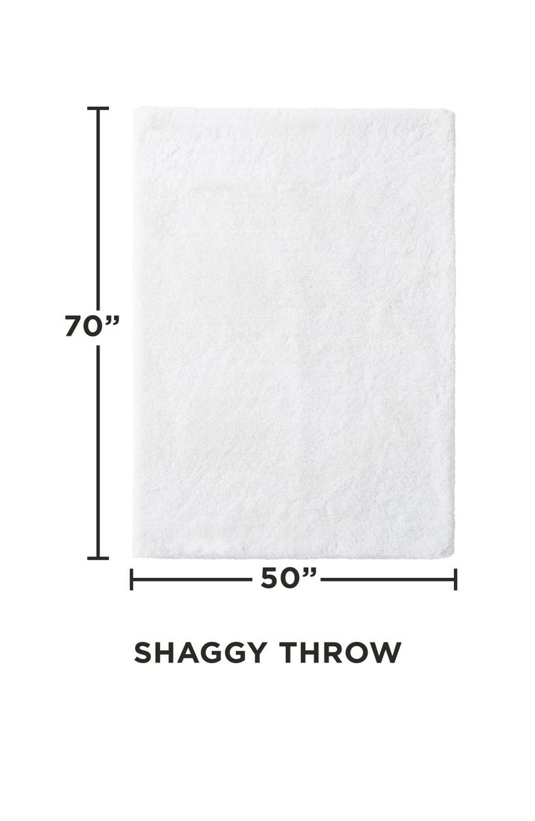 Juicy Couture Shaggy Faux Fur Throw Blanket, Alternate, color,