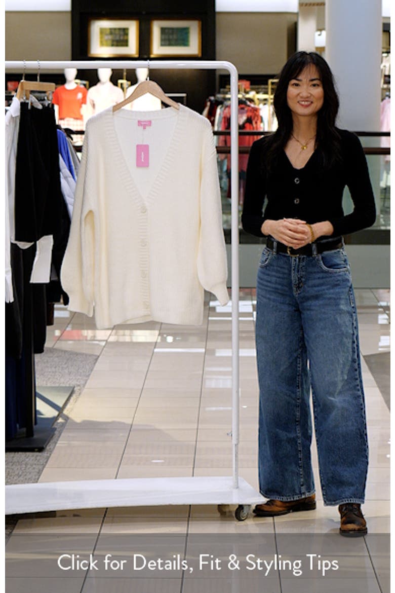 Mathilde Oversize V-Neck Cardigan video