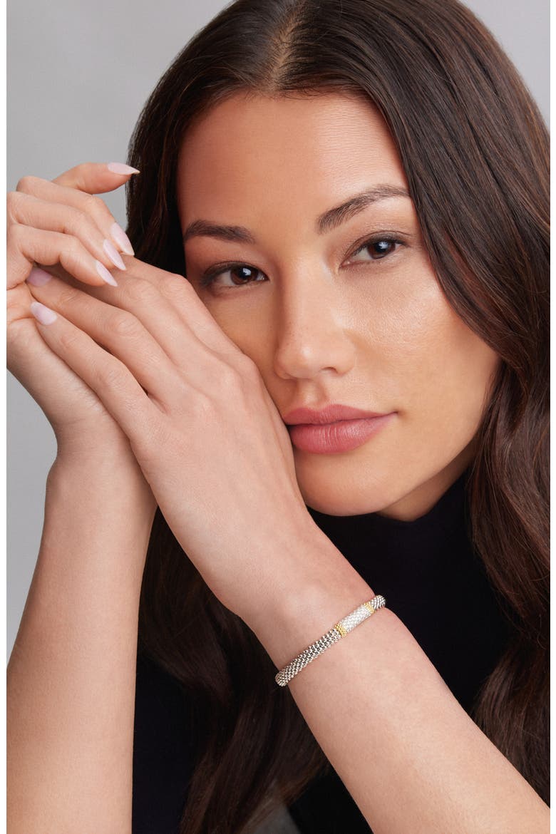 Diamond Lux Caviar Bracelet, Alternate, color, SILVER/DIAMOND