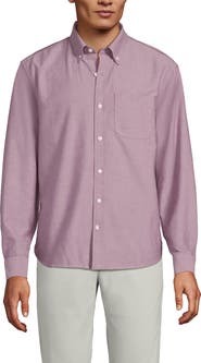 Lands' End Traditional Fit Comfort-First Sail Rigger Oxford Shirt