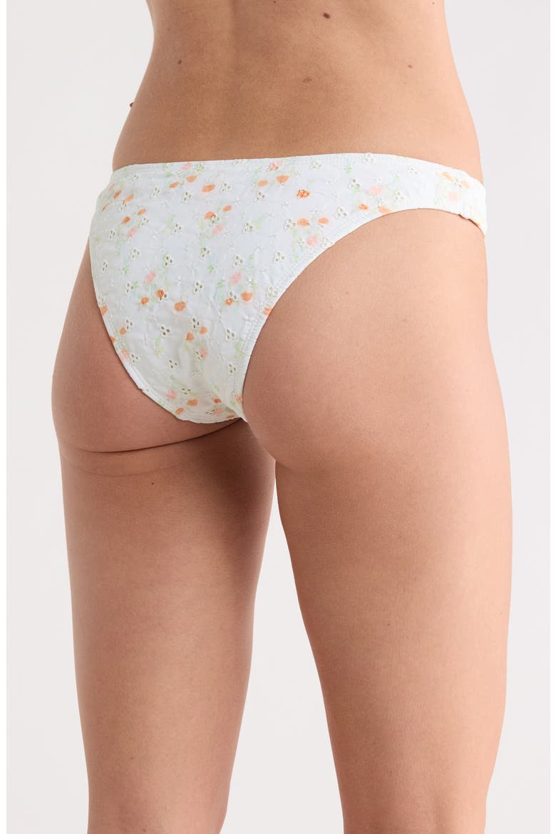 Nocturnal Cheeky Bikini Bottoms, Alternate, color, ROSEWATER