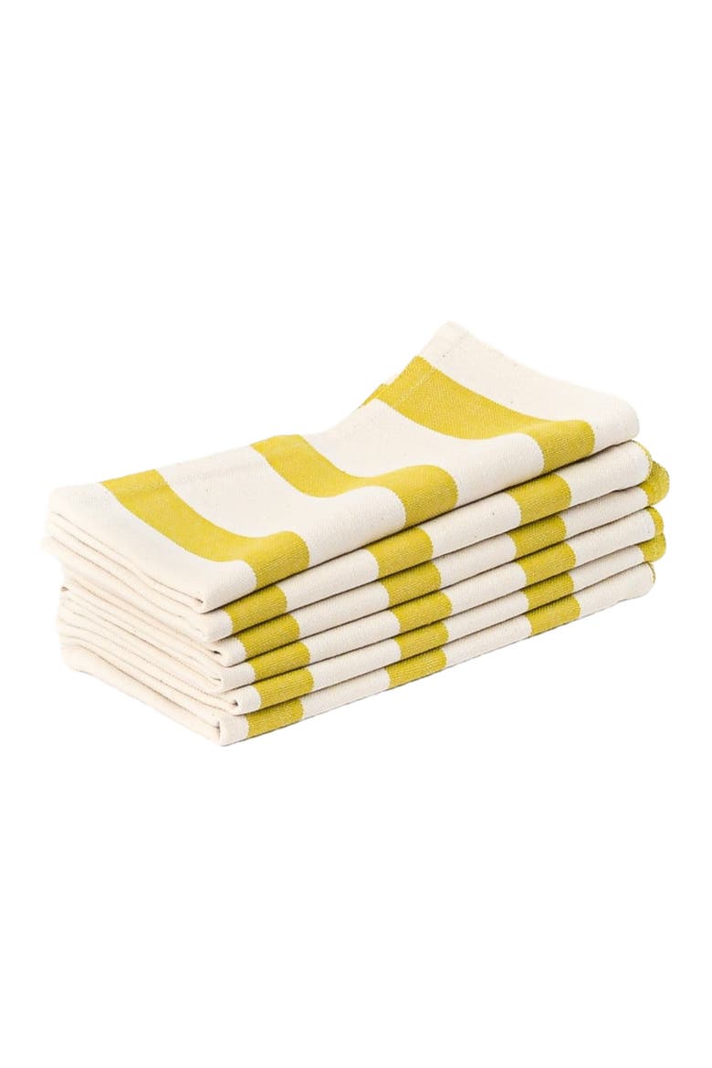Nyota Napkins Set of 4, Main, color, Yellow