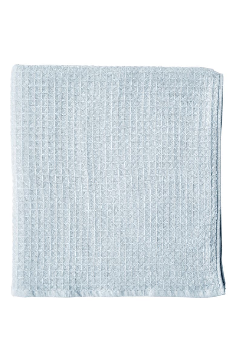 Uchino Waffle Bath Towel, Main, color, Ocean