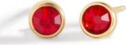 Mint & Lily Birthstone Bezel Studs
