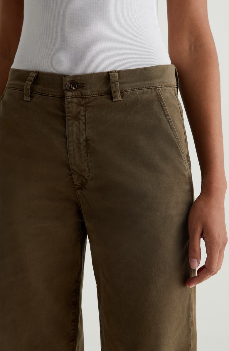 AG Caden Wide Leg Twill Pants, Alternate, color, 