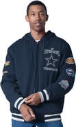 G-III SPORTS BY CARL BANKS Men's G-III Sports by Carl Banks  Navy Dallas Cowboys Power Forward Commemorative Full-Zip Hooded Jacket