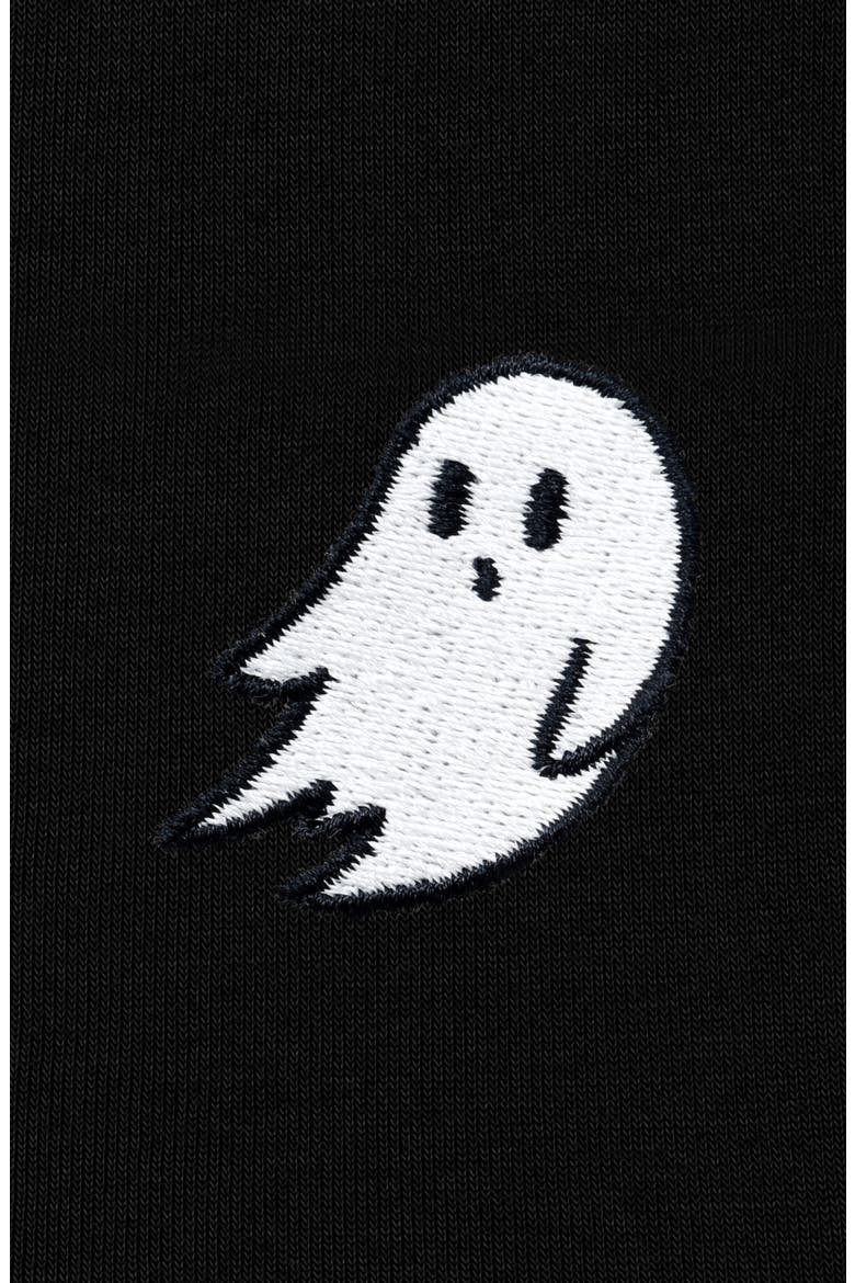 Ghost Zip Hoodie, Alternate, color, Black