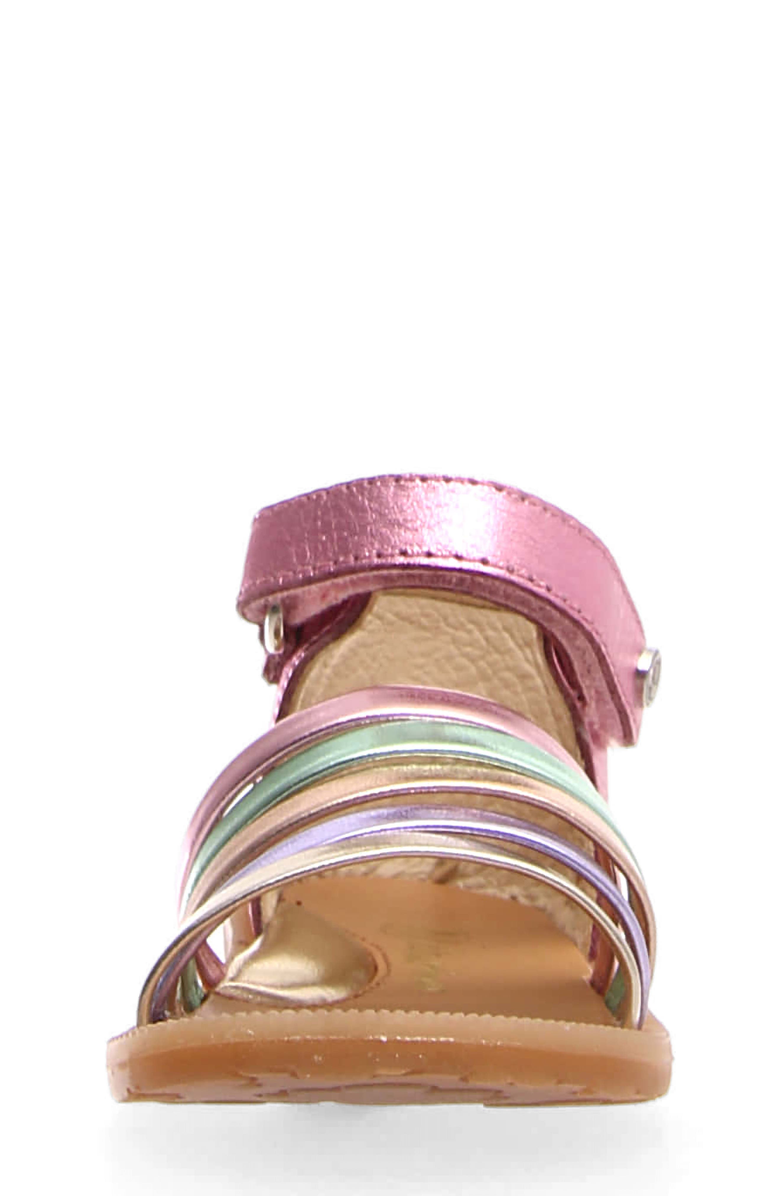 Kids' Rubino Metallic Sandal, Alternate, color, PINK