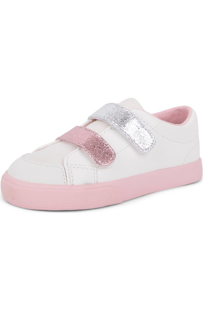 See Kai Run Kids' Morgan Sneaker, Alternate, color, White/ Pink