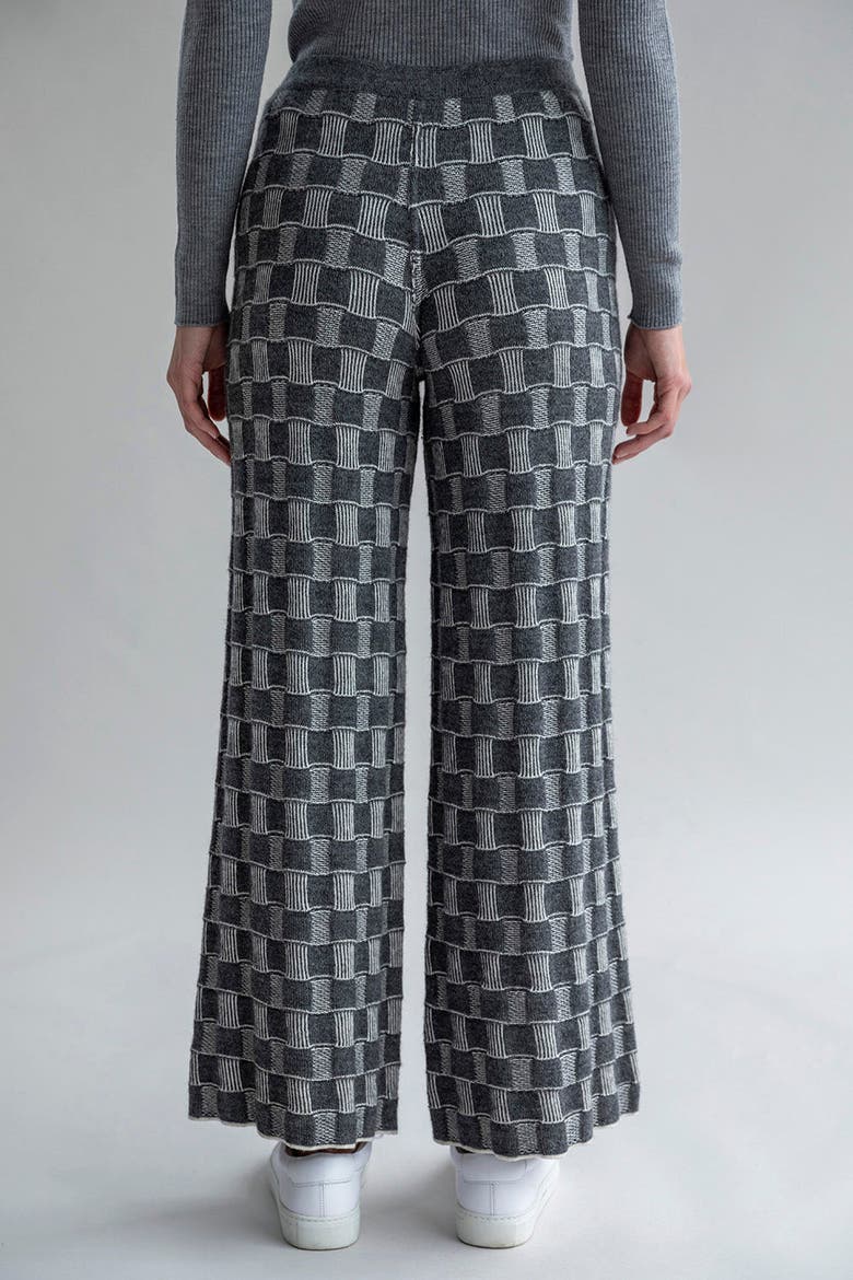 Zoe Trousers, Alternate, color, GREY IVORY