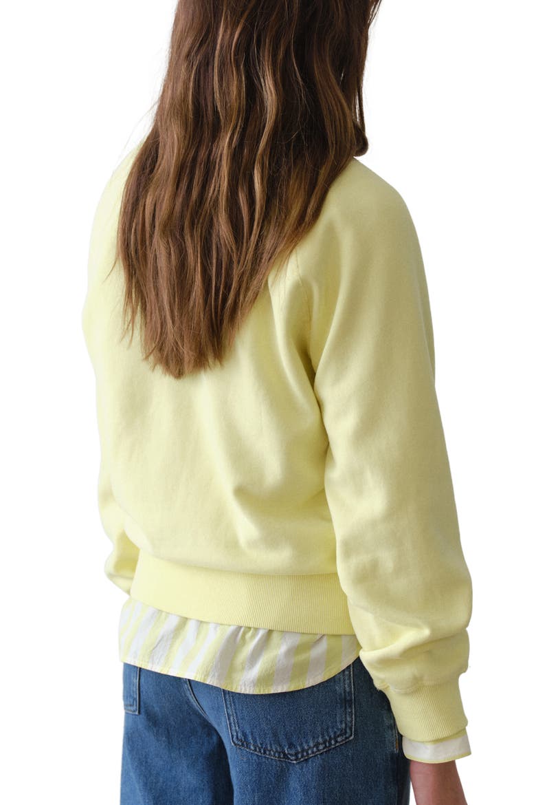 Cloud 9 Fleece Reversible Sweatshirt, Alternate, color, CITRON