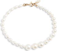 Poppy Finch Graduated Cultured Pearl Bracelet