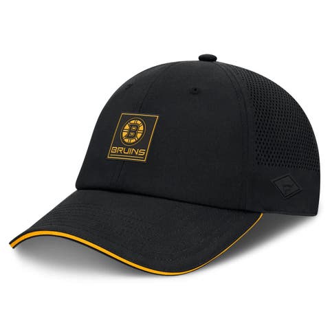 Men's Fanatics Black Boston Bruins Driver Adjustable Hat