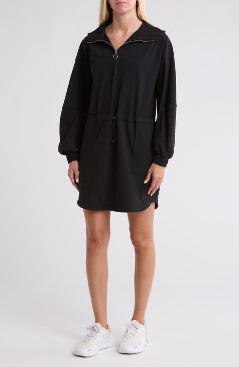 Arctic Explorer Half Zip Hoodie Dress