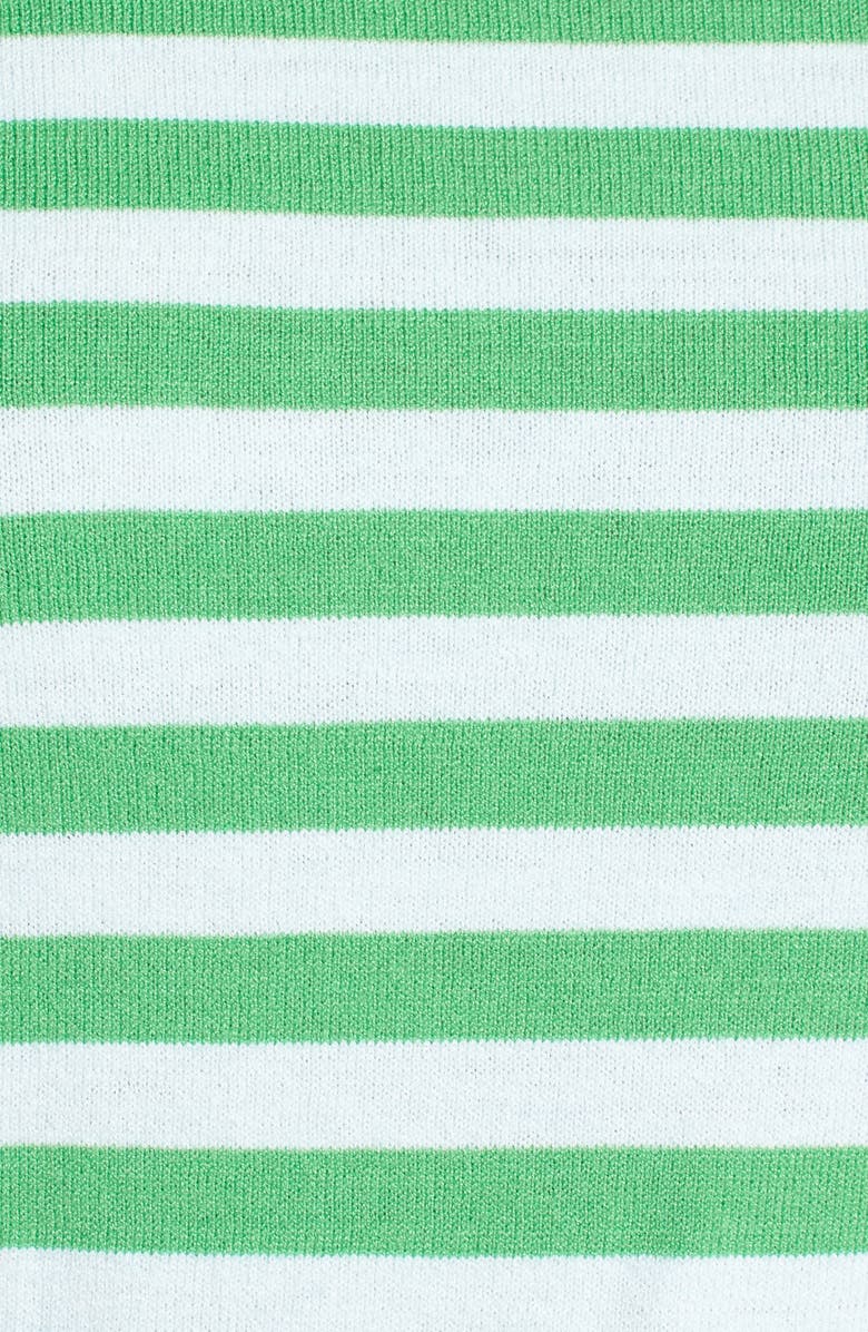 1901 Ruffle Trim Stripe Sweater, Alternate, color, 