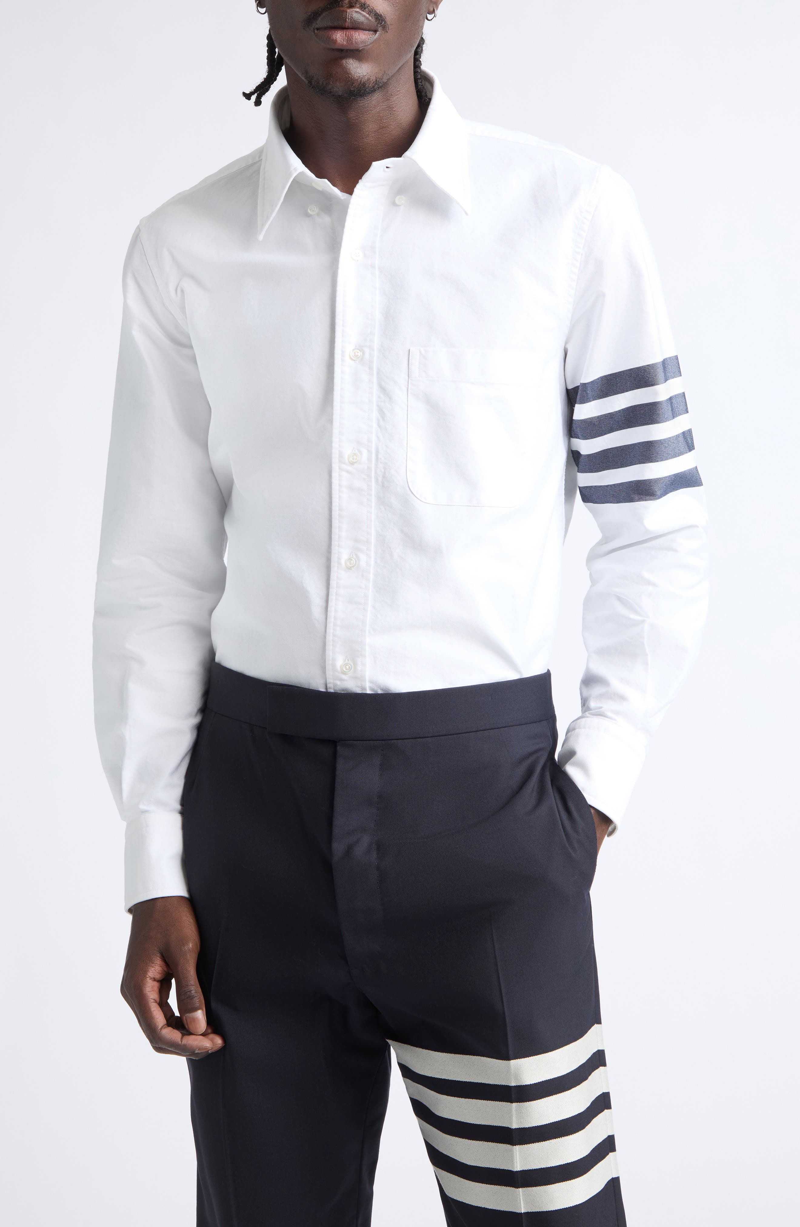 selected WHITE / NAVY