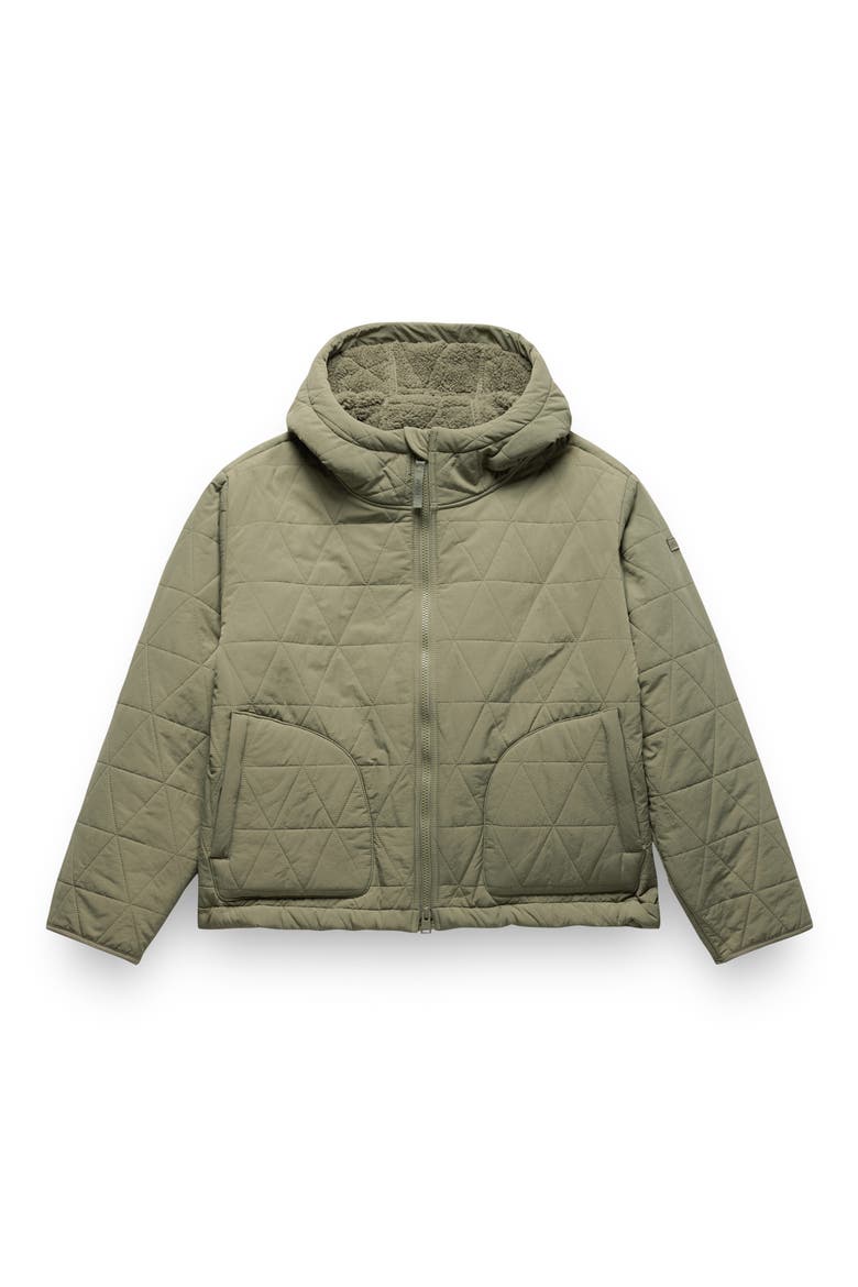 Encinitas Quilted Bomber Jacket, Alternate, color, SAGE