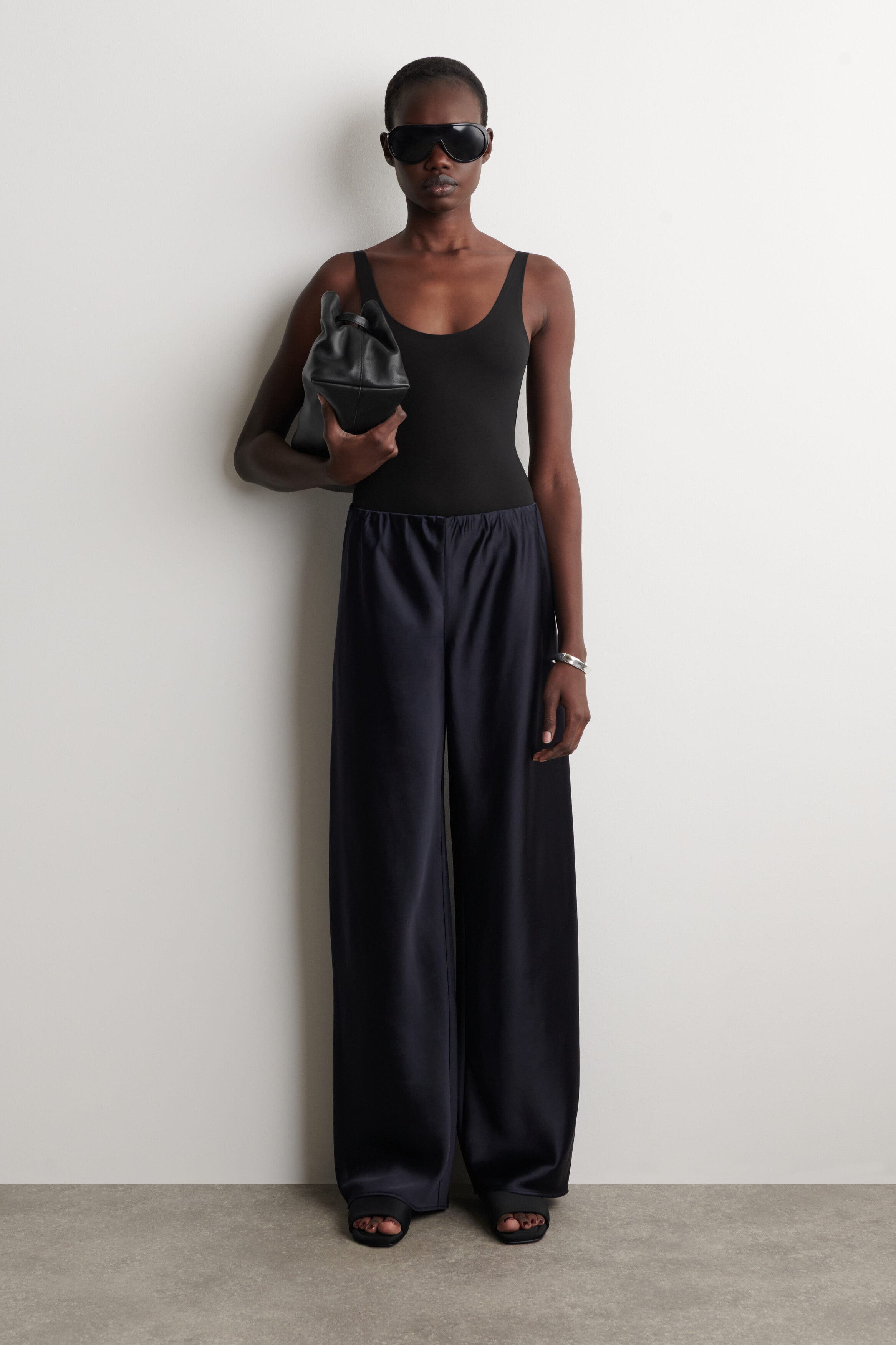 Satin Wide-Leg Pants - image 3