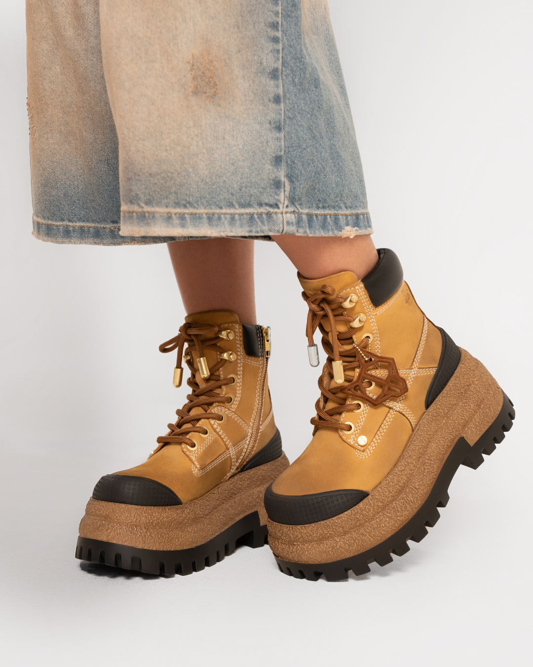 Naked Wolfe Destroy Nubuck Leather Boot, Alternate, color, Wheat