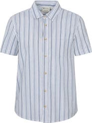 Mountain Warehouse Derby Stripe Cotton Short-Sleeved Shirt