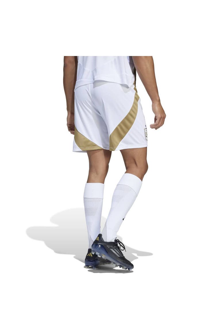 Men's adidas  White LAFC Away 2025 Secondary Authentic Shorts, Alternate, color, White