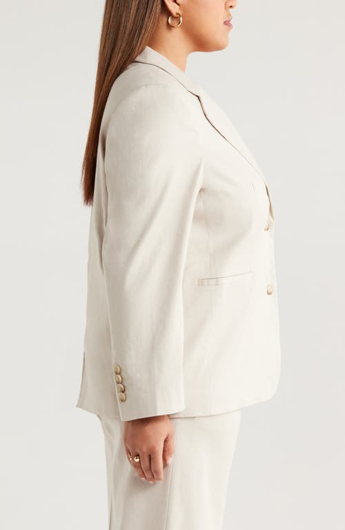 Nordstrom Stretch Linen Blend Boyfriend Blazer