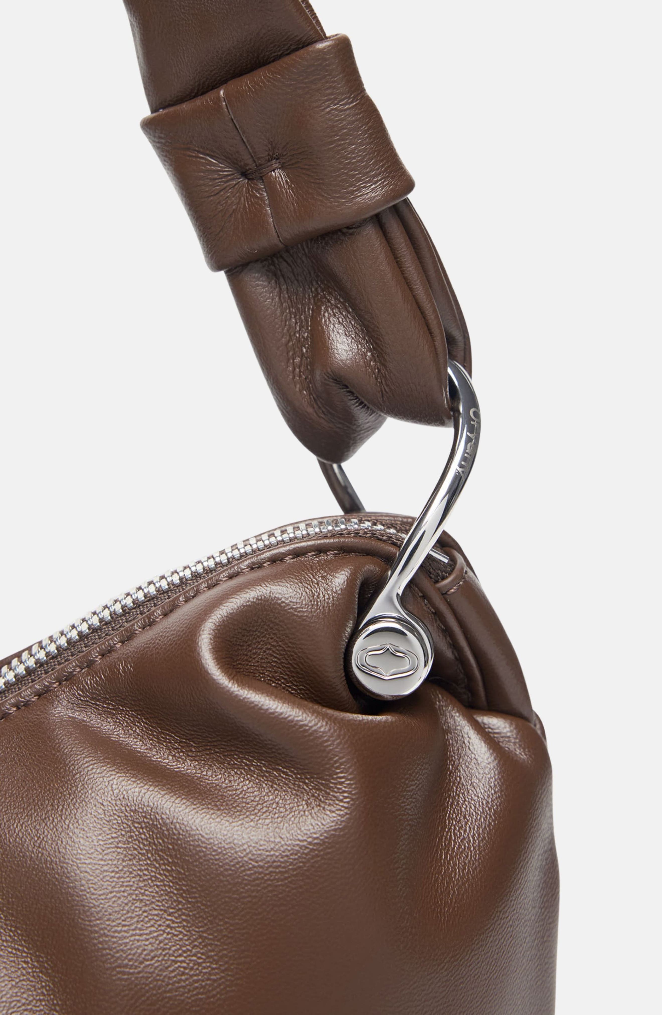 Oryany Becca Leather Shoulder Bag, Alternate, color, Nutty Brown