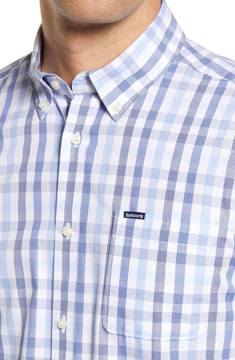 Barbour Jones Tailored Fit Check Button-Down Shirt, Alternate, color,