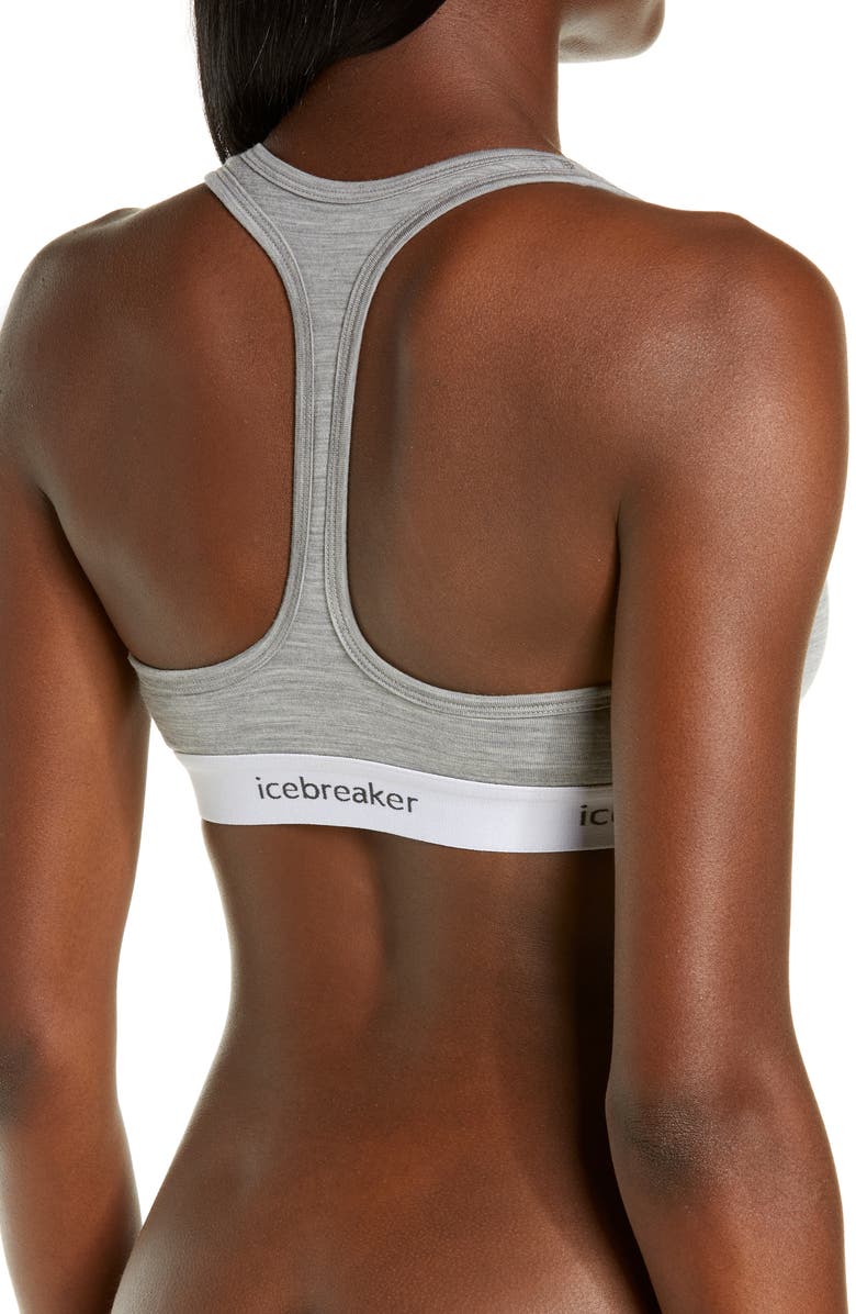 Icebreaker Sprite Wool Blend Racerback Sports Bra, Alternate, color, 