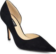 Nine West Grezza Pointed Toe Half d'Orsay Pump