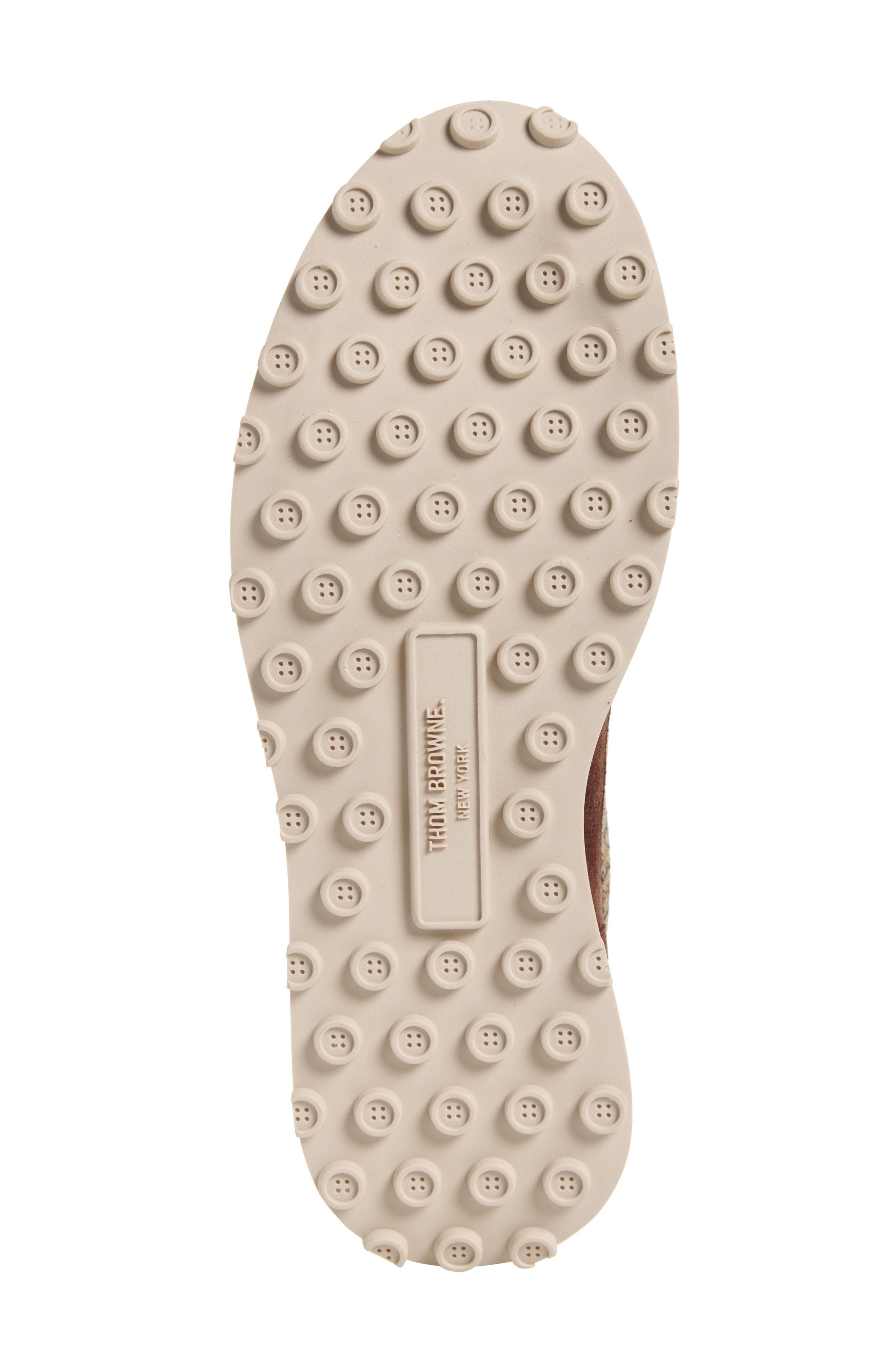 Thom Browne Alumni Gunclub Check Trainer Sneaker, Alternate, color, Brown