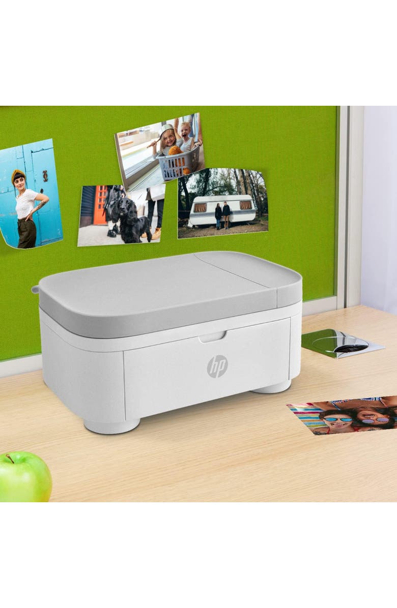 HP Sprocket Studio Plus 4x6 Printer, Alternate, color, White