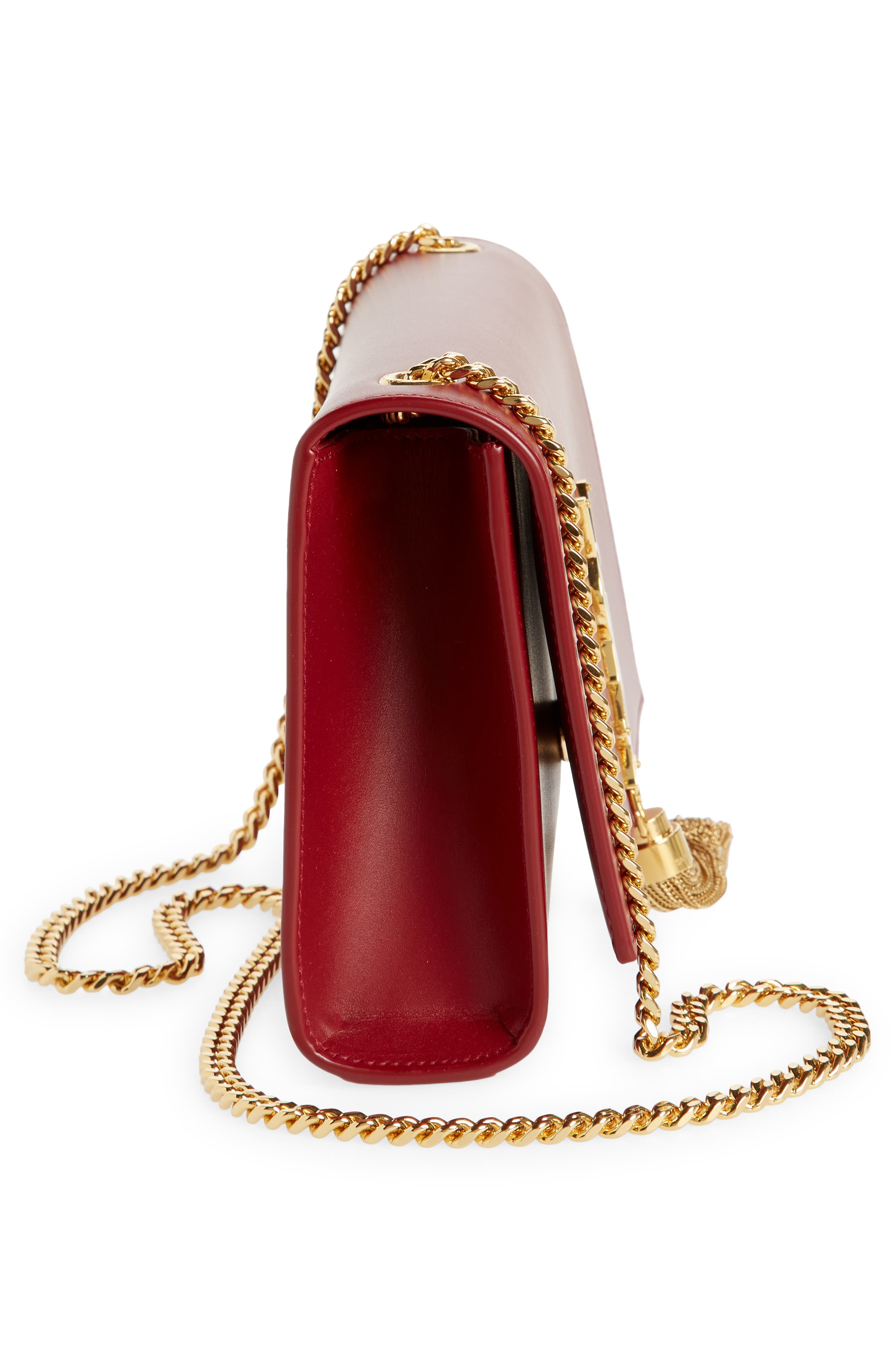 Medium Kate Leather Shoulder Bag, Alternate, color, OPYM RED