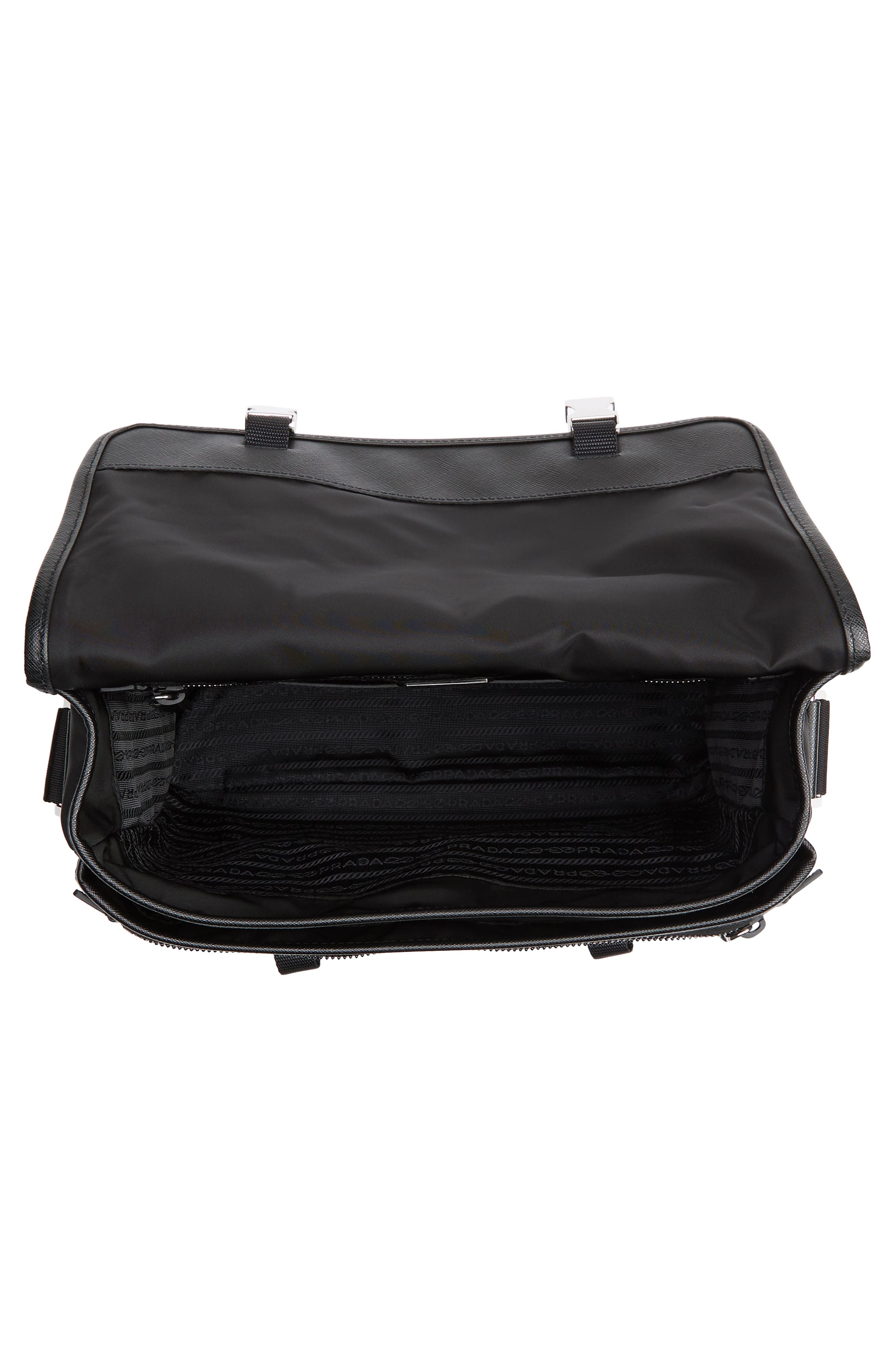 Prada Nylon Messenger Bag, Alternate, color, 