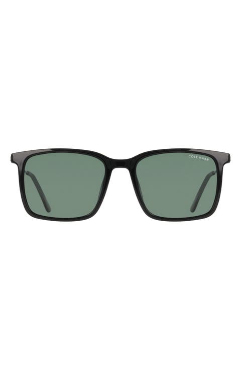 55mm Rectangular Sunglasses