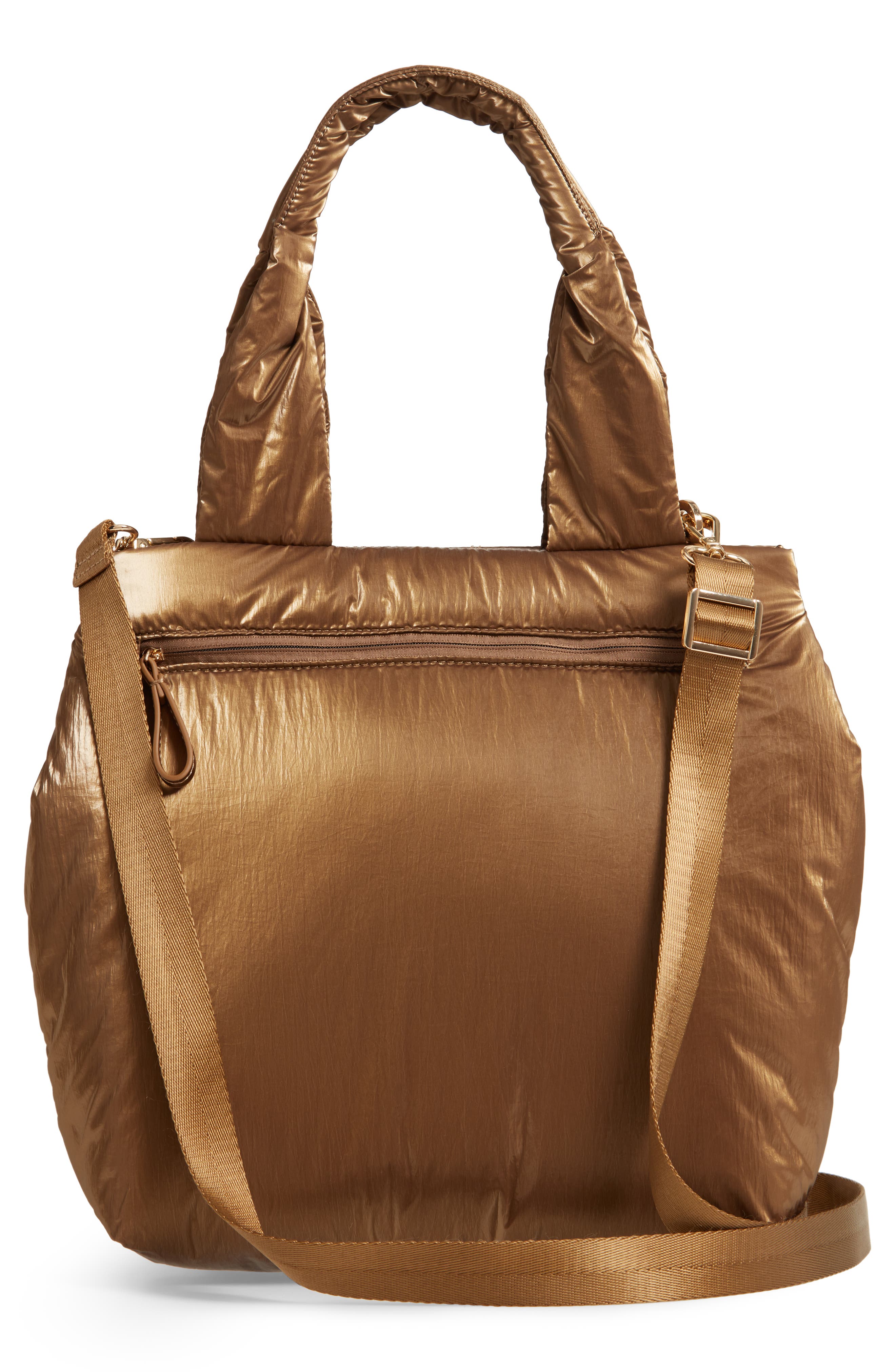 Small Alto Water Repellent Satchel, Alternate, color, GOLD